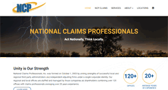 Desktop Screenshot of nationalclaimspro.com